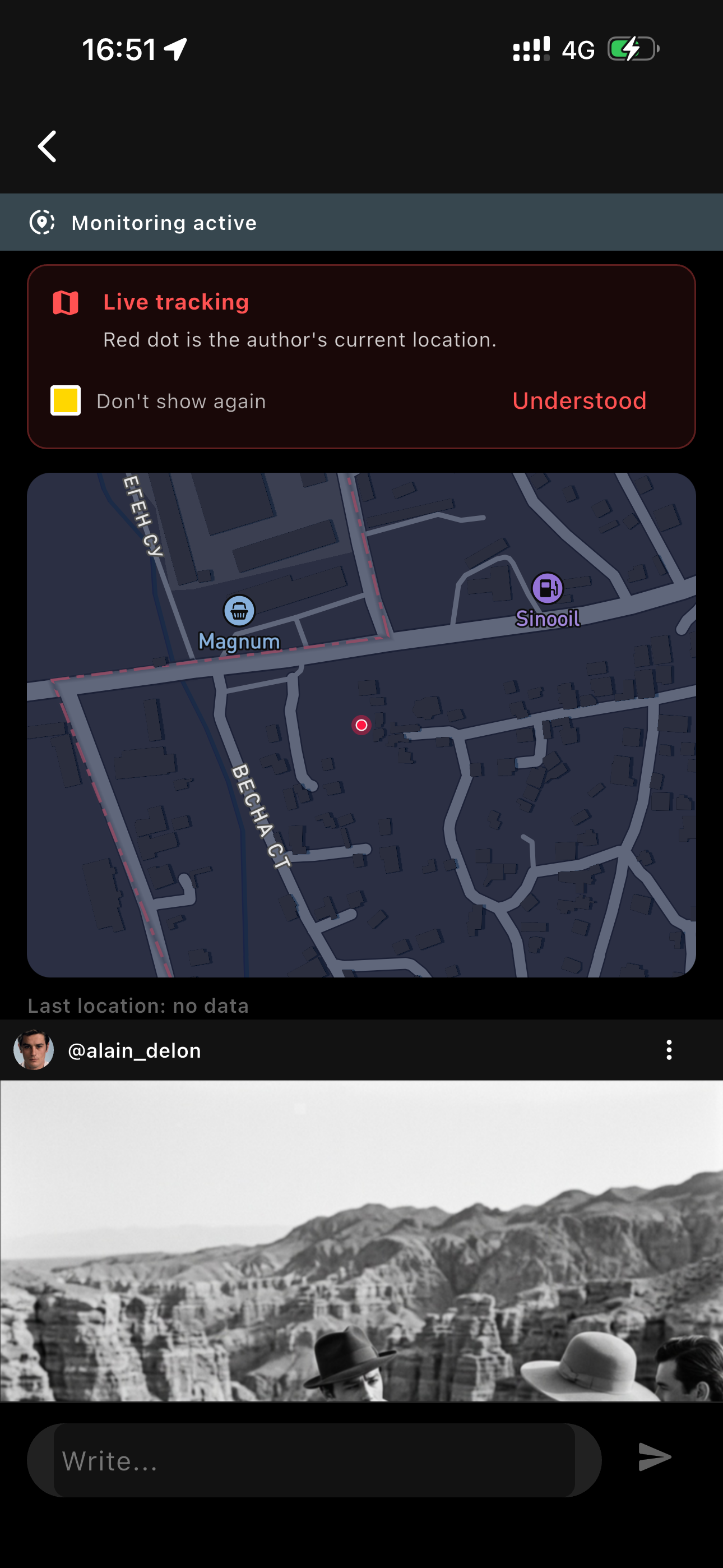 Safety tracking